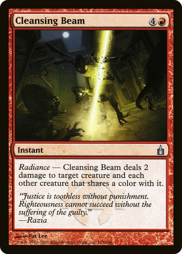 Cleansing Beam (RAV-118) - Ravnica: City of Guilds Foil