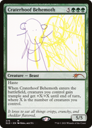 Craterhoof Behemoth (SLD-376) - Secret Lair Drop