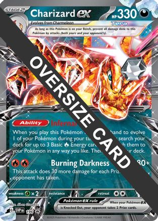 Charizard EX 196  Jumbo Cards - Promo