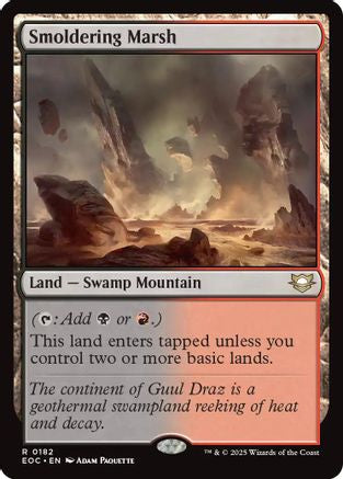 Smoldering Marsh (EOC-182) - Commander: Edge of Eternities