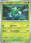Virizion 010/086  - Reverse Holofoil SV White Flare - Rare