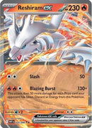 Reshiram ex 020/086  - Holofoil SV White Flare - Double Rare