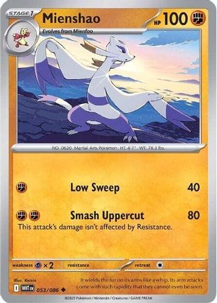 Mienshao 053/086  SV White Flare - Uncommon