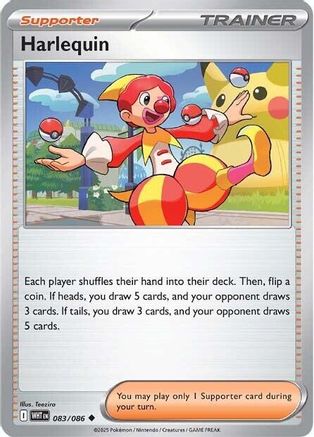 Harlequin 083/086  SV White Flare - Uncommon