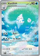 Vanillish 112/086  - Holofoil SV White Flare - Illustration Rare