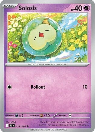 Solosis 037/086  SV Black Bolt - Common