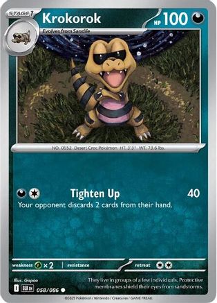 Krokorok 058/086  SV Black Bolt - Common