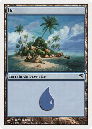 Island (French) - "Ile" (H32) (PSAL-H32) - Magic Encyclopedia 2005 (Salvat/Hachette)