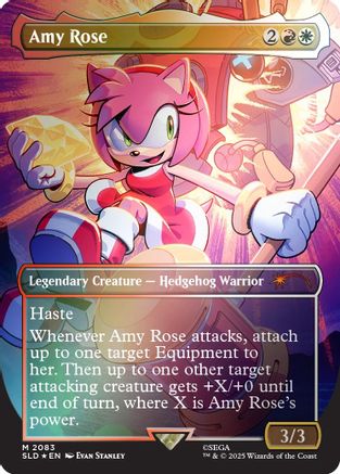 Amy Rose (Rainbow Foil) (SLD-2083) - Secret Lair Drop Series Foil