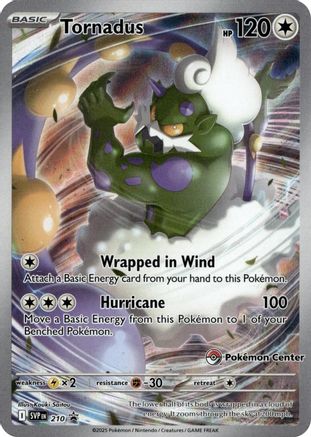 Tornadus 210  - POKEMON CENTER Holofoil SV Scarlet & Violet Promo Cards - Promo