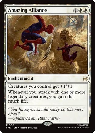 Amazing Alliance (SPE, MAR-002) - Marvel's Spider-Man: Eternal-Legal Foil