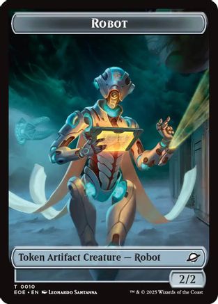 Robot // Drone Double-Sided Token (EOE-10 // 3) - Edge of Eternities Foil