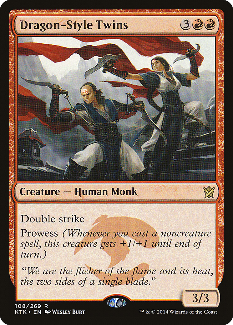 Dragon-Style Twins (KTK-108) - Khans of Tarkir
