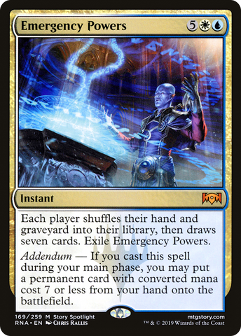 Emergency Powers (RNA-169) - Ravnica Allegiance Foil