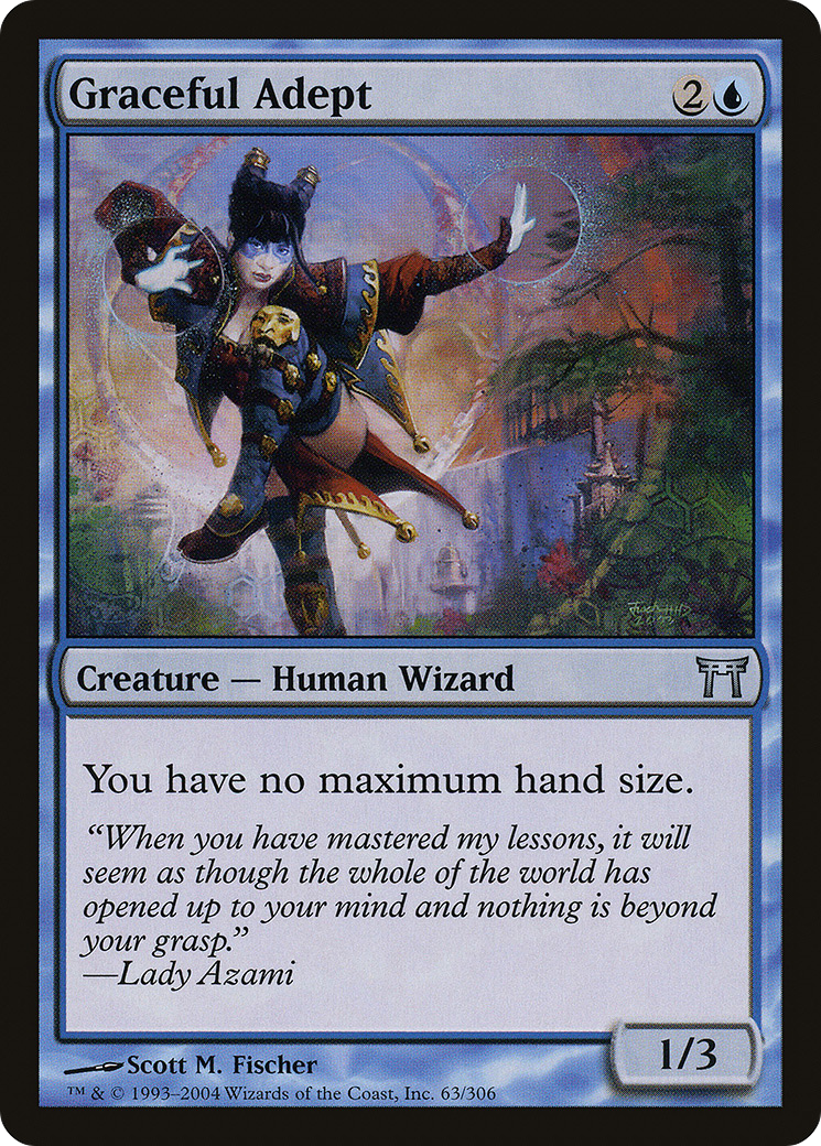 Graceful Adept (CHK-063) - Champions of Kamigawa Foil
