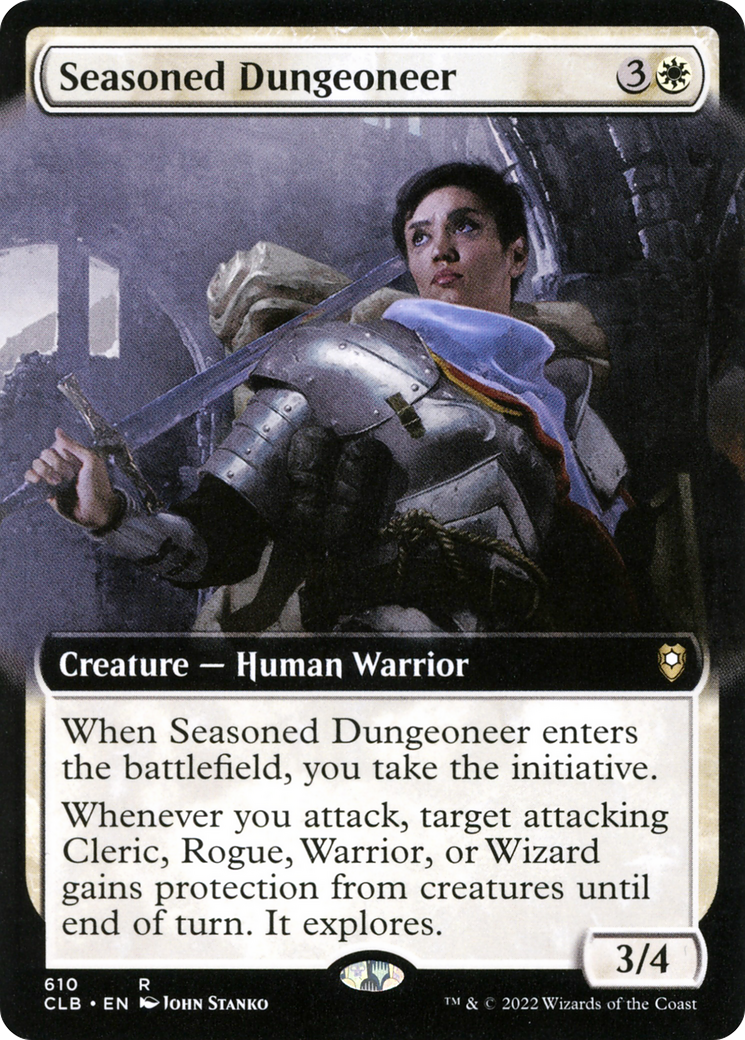 Seasoned Dungeoneer (CLB-610) - Commander Legends: Battle for Baldur's Gate: (Extended Art)