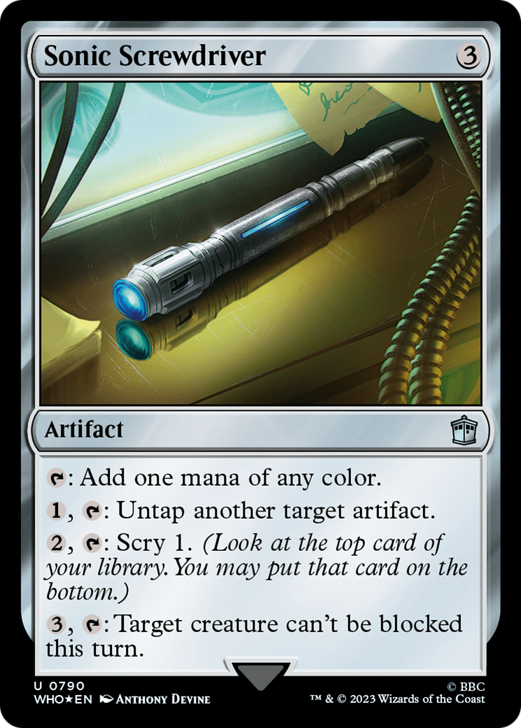 Sonic Screwdriver (WHO-790) - Doctor Who Foil