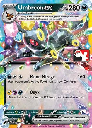 Umbreon ex 060/131  - Holofoil Prize Pack Series Cards - Double Rare