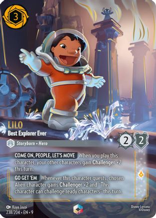 Lilo - Best Explorer Ever (Enchanted) (238/204) - Fabled Holofoil