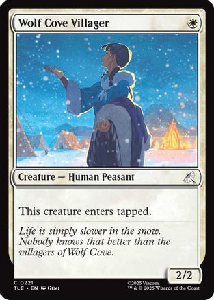 Wolf Cove Villager (TLE-221) - Avatar: The Last Airbender: Eternal-Legal Foil