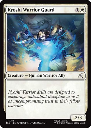 Kyoshi Warrior Guard (TLE-216) - Avatar: The Last Airbender: Eternal-Legal Foil