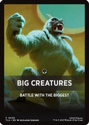 Big Creatures Theme Card (TLA-009) - Avatar: The Last Airbender