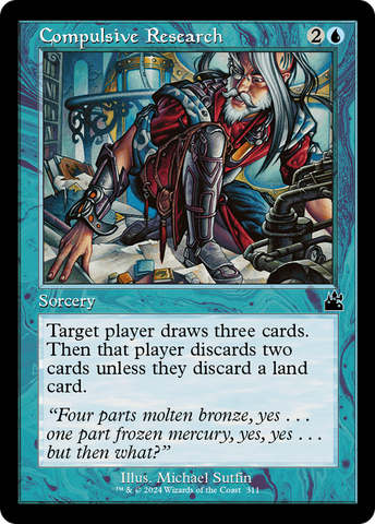 Compulsive Research (RVR-311) - Ravnica Remastered