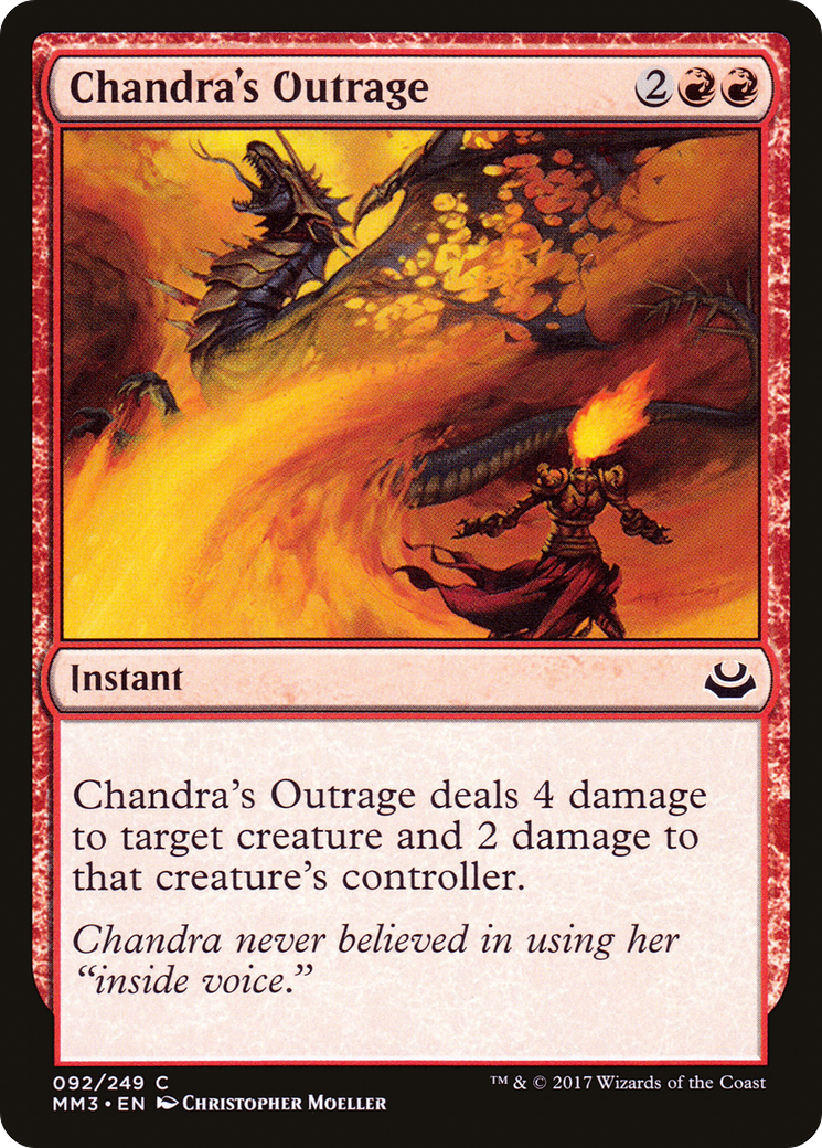 Chandra's Outrage (MM3-092) - Modern Masters 2017