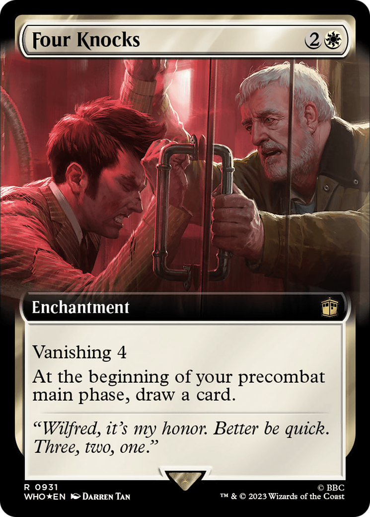 Four Knocks (WHO-931) - Doctor Who: (Extended Art) Foil