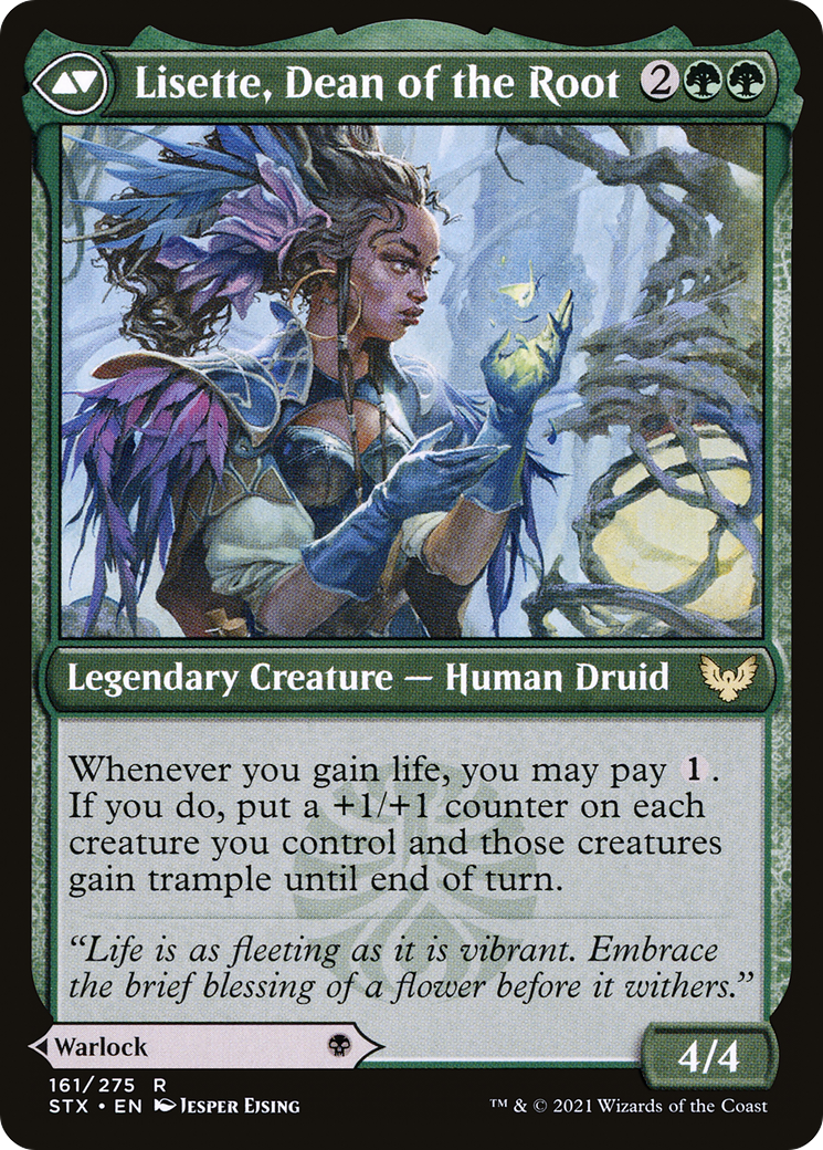 Valentin, Dean of the Vein // Lisette, Dean of the Root (STX-161) - Strixhaven: School of Mages