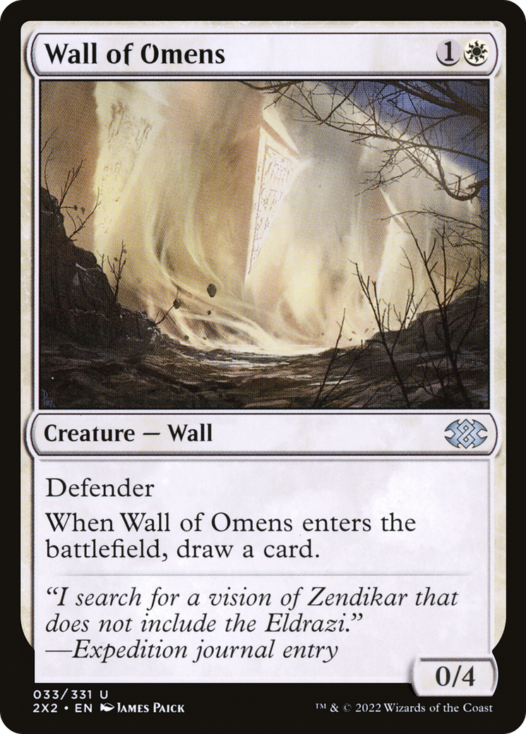 Wall of Omens (2X2-033) - Double Masters 2022