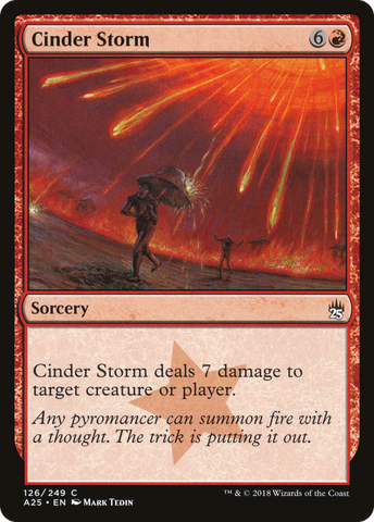 Cinder Storm (A25-126) - Masters 25 Foil