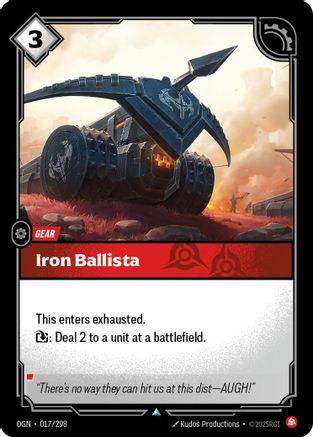 Iron Ballista 017/298  Origins - Uncommon