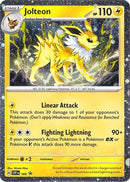 Jolteon - 169 (Cosmos Holo) 135  - Holofoil SV Scarlet & Violet Promo Cards - Rare