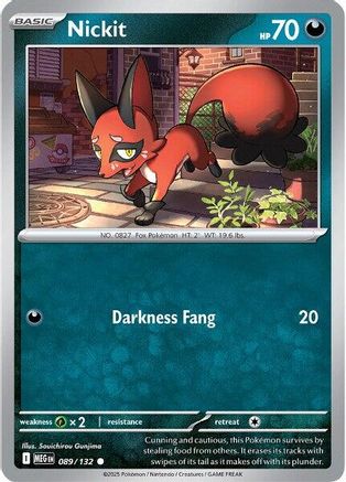 Nickit 089  ME01 Mega Evolution - Common