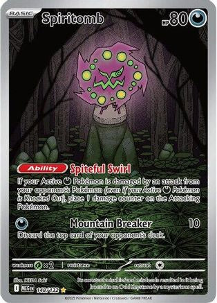 Spiritomb 148/132  - Holofoil ME01 Mega Evolution - Shiny Rare