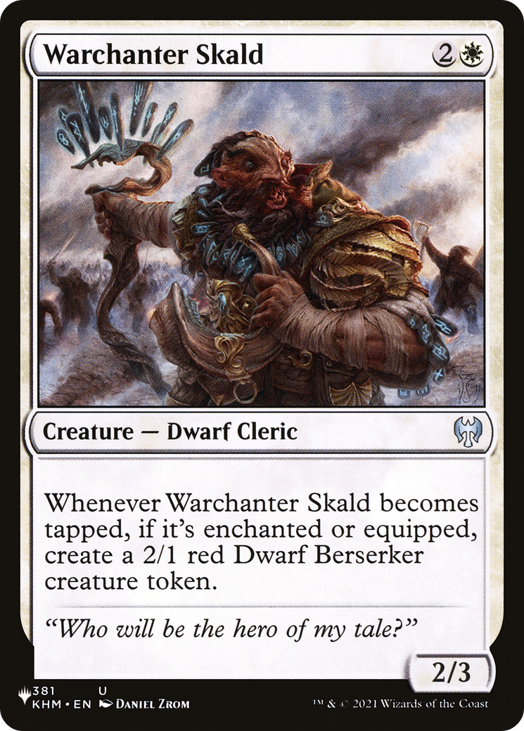 Warchanter Skald (LIST-KHM-381) - The List