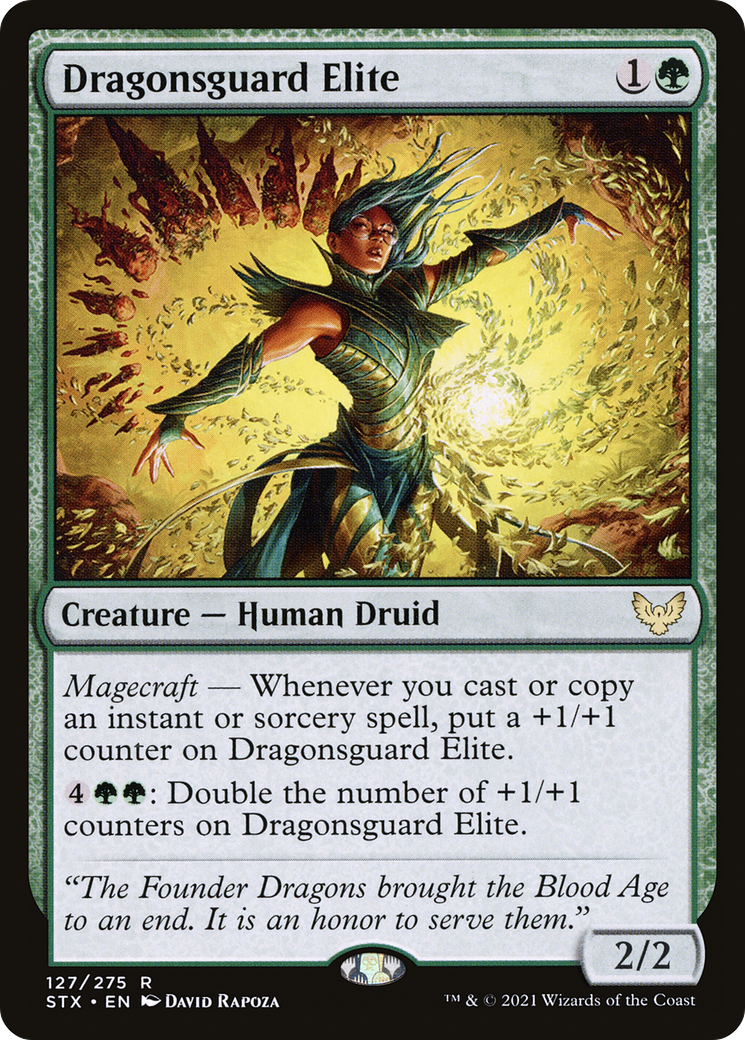 Dragonsguard Elite (STX-127) - Strixhaven: School of Mages Foil