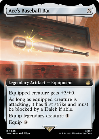 Ace's Baseball Bat (WHO-1045) - Doctor Who: (Extended Art) Foil