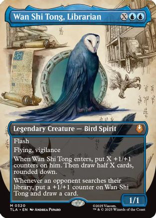 Wan Shi Tong, Librarian (Borderless) (TLA-320) - Avatar: The Last Airbender Foil