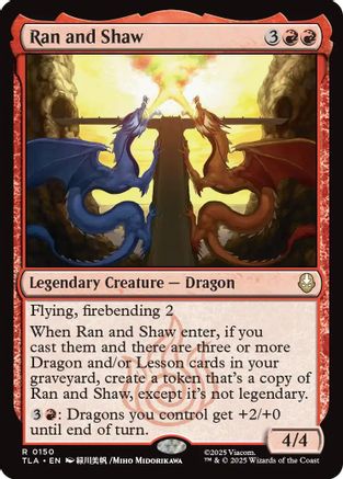 Ran and Shaw (TLA-150) - Avatar: The Last Airbender