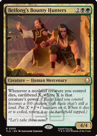 Beifong's Bounty Hunters (TLA-209) - Avatar: The Last Airbender Foil