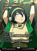 Earth Rumble Triumph - Return of the Wildspeaker (Borderless) (TLE-044) - Avatar: The Last Airbender: Eternal-Legal Foil