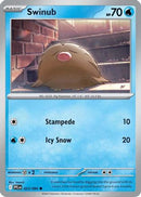 Swinub 023  - Reverse Holofoil ME02 Phantasmal Flames - Common