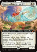 Aang, Airbending Master (Extended Art) (TLE-171) - Avatar: The Last Airbender: Eternal-Legal Foil