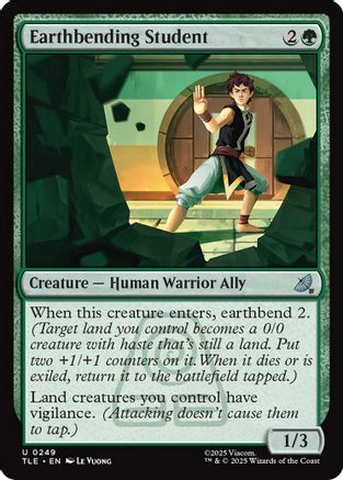Earthbending Student (TLE-249) - Avatar: The Last Airbender: Eternal-Legal Foil
