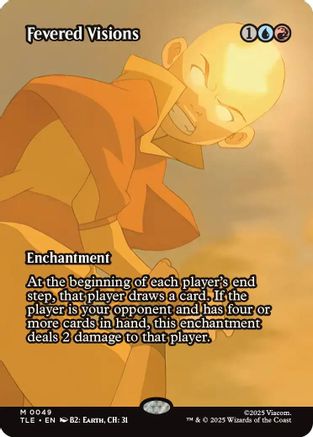 Fevered Visions (Borderless) (TLE-049) - Avatar: The Last Airbender: Eternal-Legal