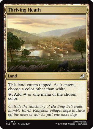 Thriving Heath (TLE-262) - Avatar: The Last Airbender: Eternal-Legal Foil