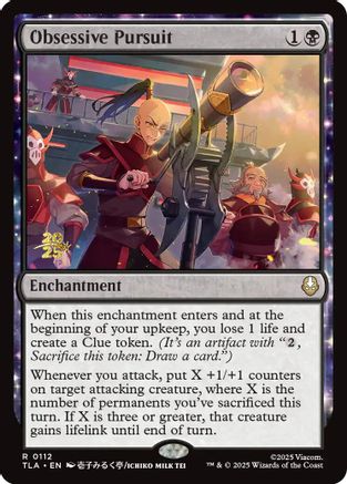 Obsessive Pursuit (PRE-112) - Prerelease Cards Foil