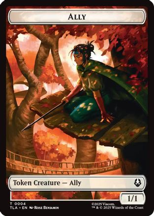 Ally (0004) // Clue (0015) Double-Sided Token (TLA-4 // 15) - Avatar: The Last Airbender
